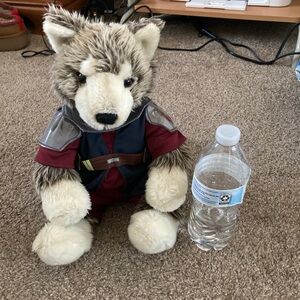 Build a bear plush wolf with outfit